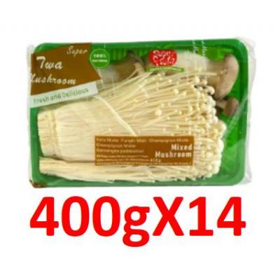 新鲜 杂锦菇  1箱 14X400g 小箱