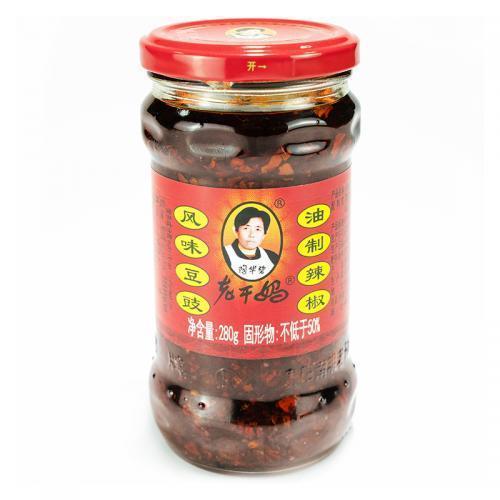 老干妈 风味豆豉油制辣椒 280g //
